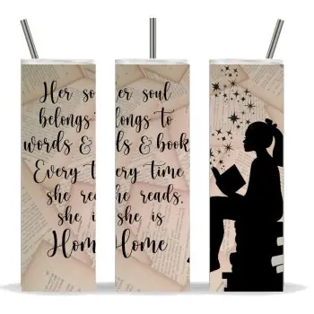 When She Reads She is Home
